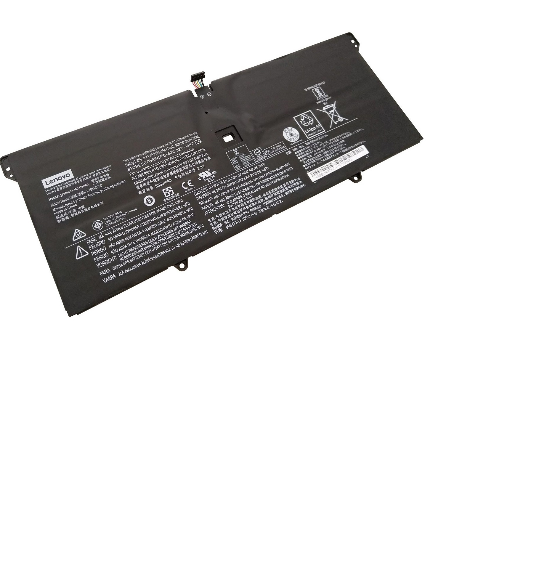 L16M4P60 باتری اورجینال لپ تاپ لنوو Lenovo Yoga 920-13IKB L16M4P60